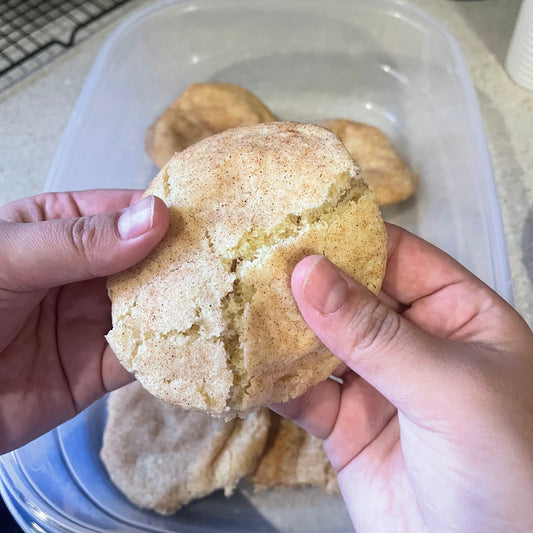 Dozen Gluten Free Snickerdoodle Cookies