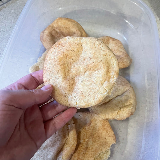 Dozen Gluten Free Snickerdoodle Cookies